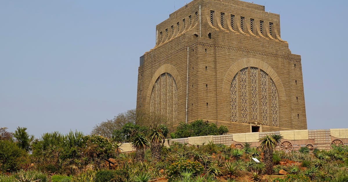Captivating view of the Voortrekker Monument, symbolizing history and architecture in Pretoria, South Africa.