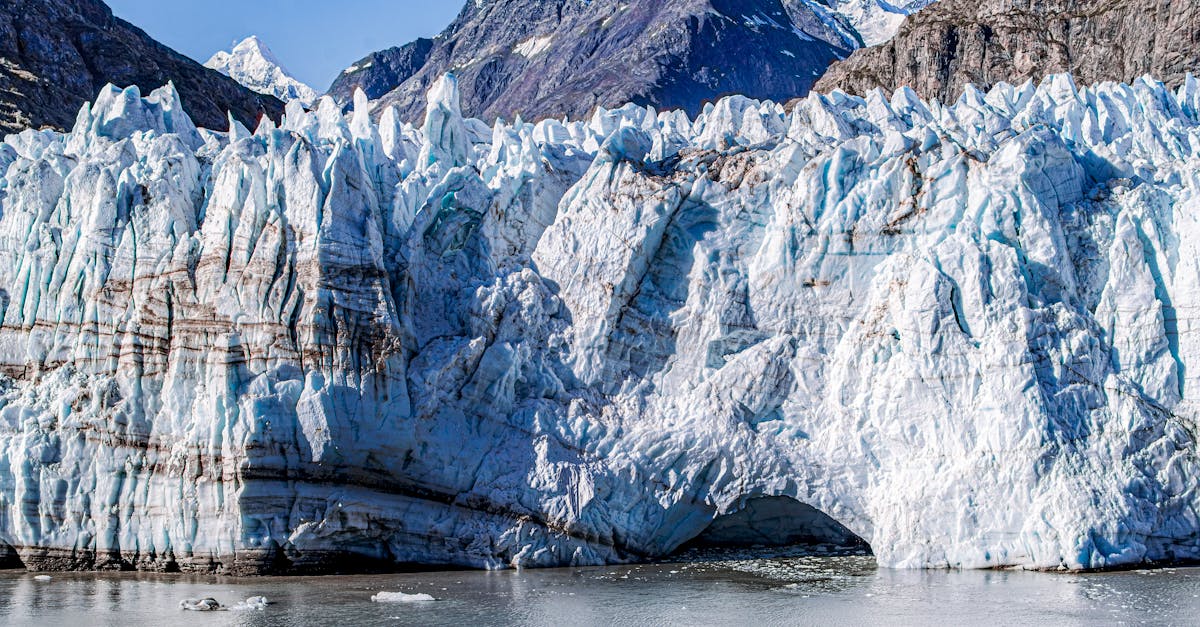 Explore the stunning blue and white hues of Hubbard Glacier, a natural wonder in Alaska's wild landscapes.